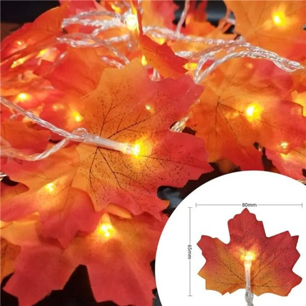 Thanksgiving Decorations Lights LED Indoor Outdoor‎ String Lights for Home Décor